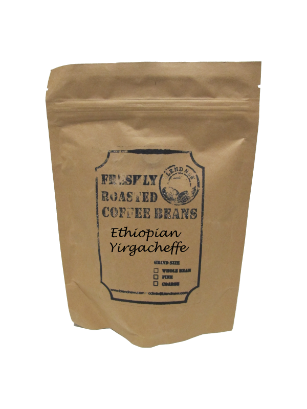Ethiopian Yirgacheffe Freshly Roasted Coffee Beans (200g)