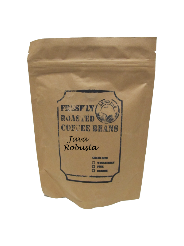 Java Robusta Freshly Roasted Coffee Beans (200g)